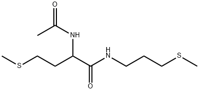 Methylthiopropylamido acetyl methionine Struktur