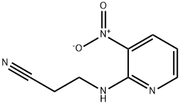 3-[(3-Nitro-2-pyridinyl)amino]propanenitrile Struktur
