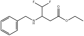 4,4-Difluoro-3-[(phenylmethyl)amino]butanoic acid ethyl ester|化合物 4,4-DIFLUORO-3-[(PHENYLMETHYL)AMINO]BUTANOIC ACID ETHYL ESTER