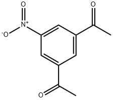 1-(3-acetyl-5-nitrophenyl)ethanone Struktur