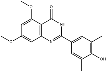 2-(4-HYDROXY-3,5-DIMETHYLPHENYL)-5,7-DIMETHOXYQUINAZOLIN-4(3H)-ONE