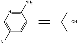 4-(2-amino-5-chloro-pyridin-3-yl)-2-methyl-but-3-yn-2-ol