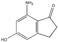 7-氨基-5-羟基-2,3-二氢-1H-茚-1-酮, 1344893-23-7, 结构式