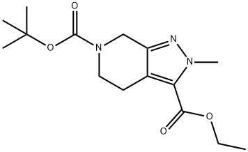 6-Tert-Butyl 3-Ethyl 2-Methyl-4,5-Dihydro-2H-Pyrazolo[3,4-C]Pyridine-3,6(7H)-Dicarboxylate|1422344-36-2