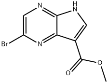 Methyl 2-bromo-5H-pyrrolo[2,3-b]pyrazine-7-carboxylate|METHYL 2-BROMO-5H-PYRROLO[2,3-B]PYRAZINE-7-CARBOXYLATE