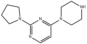 4-(Piperazin-1-yl)-2-(pyrrolidin-1-yl)pyrimidine|4-(哌嗪-1-基)-2-(吡咯烷-1-基)嘧啶
