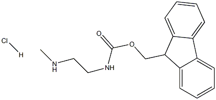 N1-Fmoc-N2-methyl-1,2-ethandiamine HCl Struktur