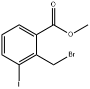 Methyl2-(bromomethyl)-3-iodobenzoate Struktur