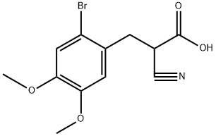 3-(2-Bromo-4,5-dimethoxyphenyl)-2-cyanopropionic Acid|2-氰基-3-(2-溴-4,5-二甲氧基苯基)丙酸