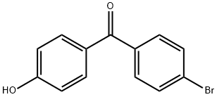 (4-bromophenyl)(4-hydroxyphenyl)methanone Struktur