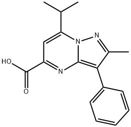 7-isopropyl-2-methyl-3-phenylpyrazolo[1,5-a]pyrimidine-5-carboxylic acid|化合物 QS INHIBITOR 1