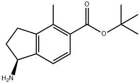 (S)-tert-butyl 1-amino-4-methyl-2,3-dihydro-1H-indene-5-carboxylate|(1S)-1-氨基-4-甲基-茚满-5-甲酸叔丁酯