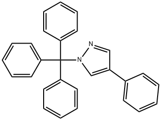 4-Phenyl-1-(triphenylmethyl)-1H-pyrazole Struktur