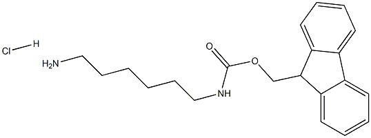 N-Fmoc-1,6-diaminohexane HCl Struktur