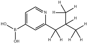 2-(iso-Butyl-d9)-pyridine-4-boronic acid Struktur