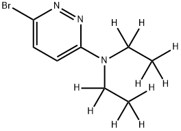 3-Bromo-6-(diethylamino-d10)-pyridazine Structure