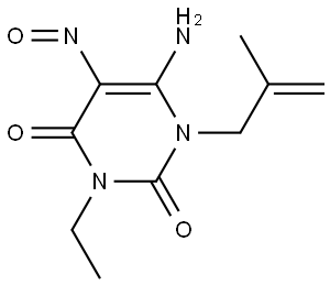 6-AMINO-3-ETHYL-1-(2-METHYLALLYL)-5-NITROSOURACIL|