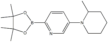 5-(2-methylpiperidin-1-yl)-2-(4,4,5,5-tetramethyl-1,3,2-dioxaborolan-2-yl)pyridine|