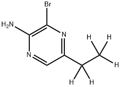 2-Amino-3-bromo-5-(ethyl-d5)-pyrazine|