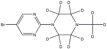 5-Bromo-2-[(N-methylpiperazin-1-yl)-d11]-pyrimidine|