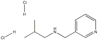 (2-methylpropyl)[(pyridin-3-yl)methyl]amine dihydrochloride Struktur