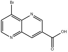 8-bromo-1,5-naphthyridine-3-carboxylic acid|8-溴-1,5-萘啶-3-羧酸
