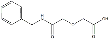 [2-(benzylamino)-2-oxoethoxy]acetic acid Structure