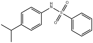 N-[4-(丙-2-基)苯基]苯磺酰胺, 116752-56-8, 结构式