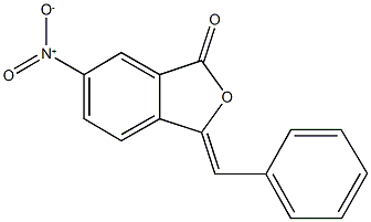3-benzylidene-6-nitro-2-benzofuran-1(3H)-one Structure