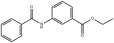 ethyl 3-(benzoylamino)benzoate Struktur