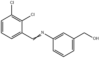 {3-[(2,3-dichlorobenzylidene)amino]phenyl}methanol Struktur