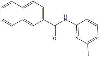 N-(6-methyl-2-pyridinyl)-2-naphthamide Structure