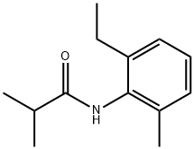N-(2-ethyl-6-methylphenyl)-2-methylpropanamide Structure