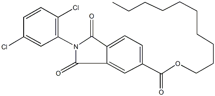 decyl 2-(2,5-dichlorophenyl)-1,3-dioxo-5-isoindolinecarboxylate Structure