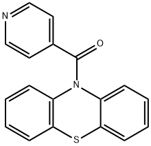10-isonicotinoyl-10H-phenothiazine Struktur