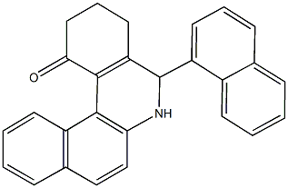 5-(1-naphthyl)-3,4,5,6-tetrahydrobenzo[a]phenanthridin-1(2H)-one Structure