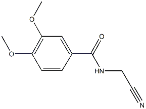 N-(cyanomethyl)-3,4-dimethoxybenzamide Struktur