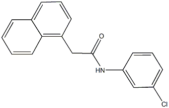 N-(3-chlorophenyl)-2-(1-naphthyl)acetamide Structure