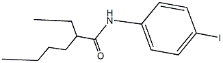 2-ethyl-N-(4-iodophenyl)hexanamide Structure