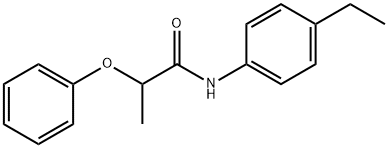 N-(4-ethylphenyl)-2-phenoxypropanamide Structure