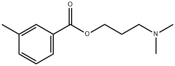 3-(dimethylamino)propyl 3-methylbenzoate Structure