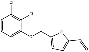 5-[(2,3-dichlorophenoxy)methyl]-2-furaldehyde Structure
