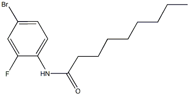 N-(4-bromo-2-fluorophenyl)nonanamide Structure