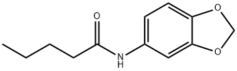 N-(1,3-benzodioxol-5-yl)pentanamide Structure