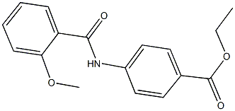 ethyl 4-[(2-methoxybenzoyl)amino]benzoate Struktur