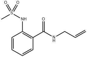 N-allyl-2-[(methylsulfonyl)amino]benzamide Struktur