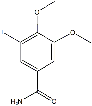 3-iodo-4,5-dimethoxybenzamide Struktur