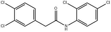 N-(2,4-dichlorophenyl)-2-(3,4-dichlorophenyl)acetamide Struktur