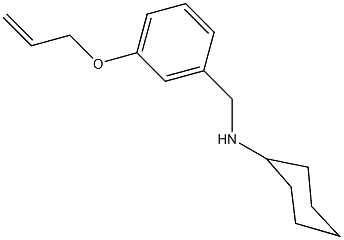 N-[3-(allyloxy)benzyl]-N-cyclohexylamine Struktur