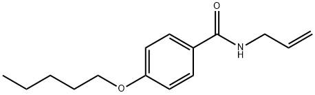 N-allyl-4-(pentyloxy)benzamide Struktur